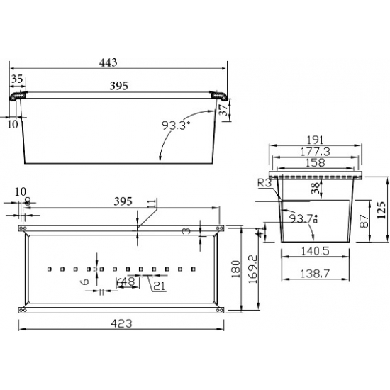 Коландер SEAMAN SSA-B180 для моек
