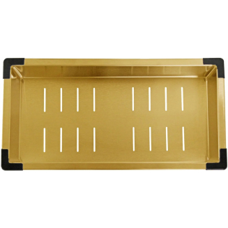 Коландер ZORG Inox PVD C 12-44 для моек, bronze