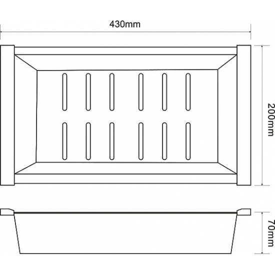 Коландер ZORG Inox R C 12-44 для моек