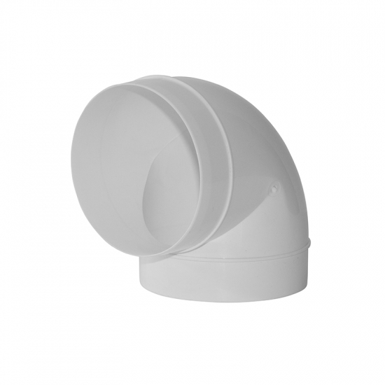 Колено круглое ФЛЕКС угол 90 D125 ПВХ