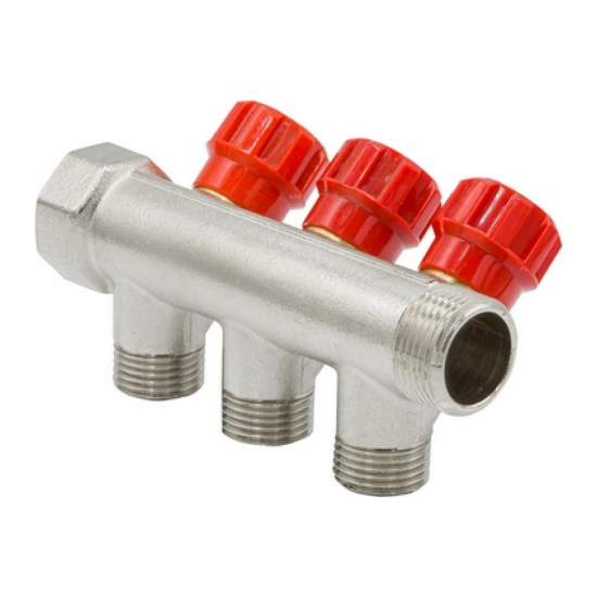 Коллектор регулируемый VRT на 3 контура 3/4"x1/2" 524077