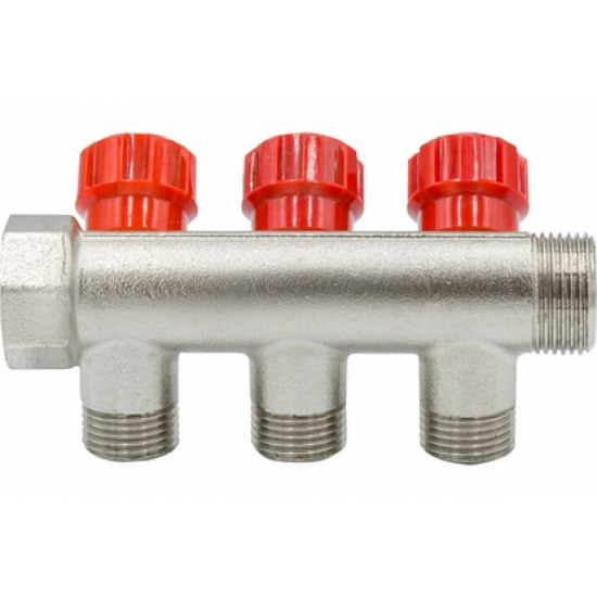 Коллектор регулируемый VRT на 3 контура 3/4"x1/2" 524077