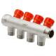 Коллектор регулируемый VRT на 4 контура 3/4"x1/2" 524078