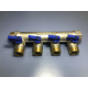 Коллектор с кранами FRAP на 4 контура 1"x3/4" FM F403.4