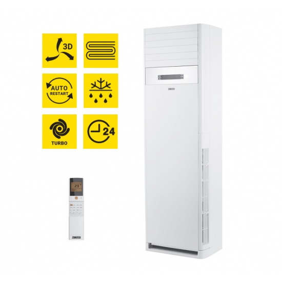 Колонный кондиционер ZANUSSI ZACF-48 H/N1 комплект (блок внутренний, блок внешний)