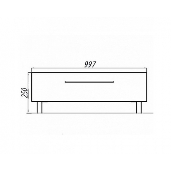 Комод АКАВАТОН Мадрид 100 белый