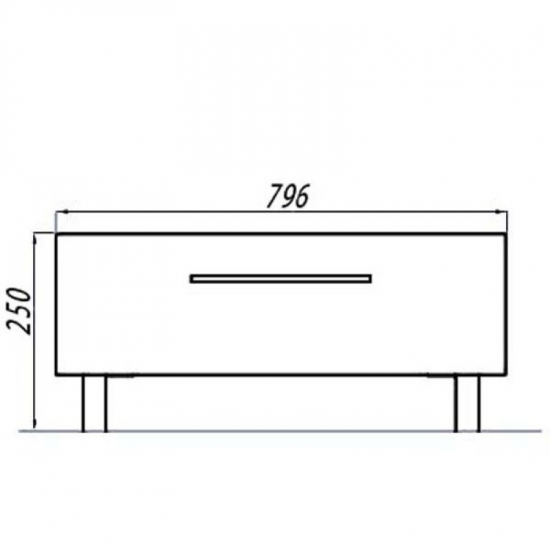Комод АКАВАТОН Мадрид 80 белый