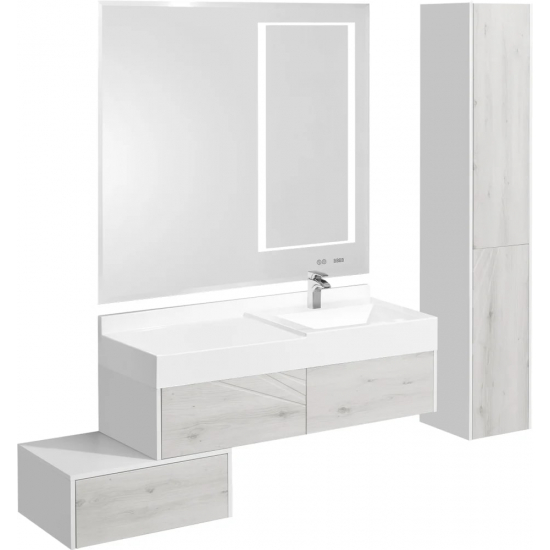 Комод АКАВАТОН Сакура 60 ольха наварра, белая