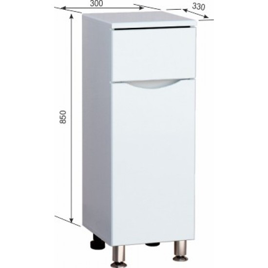 Комод AURA Палермо 30 левый