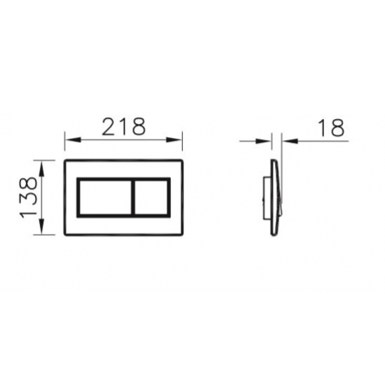 Комплект инсталляции NORM Fit L-Box 9773B099-7207 инсталляция, клавиша хром, унитаз с микролифтом