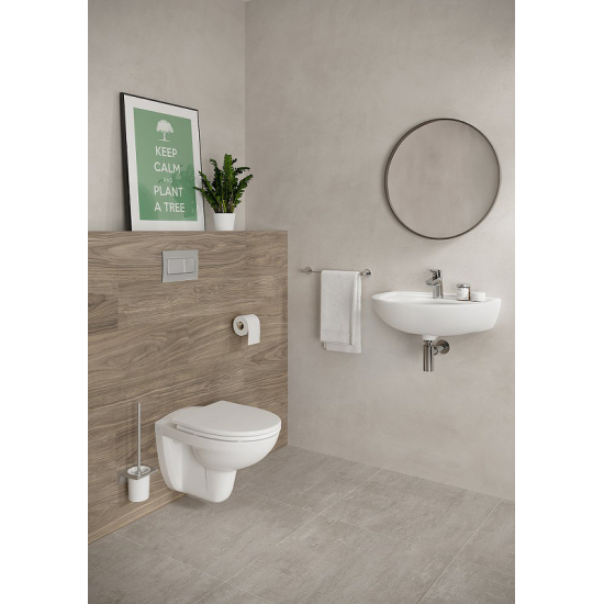 Комплект инсталляции NORM Fit L-Box 9773B099-7207 инсталляция, клавиша хром, унитаз с микролифтом