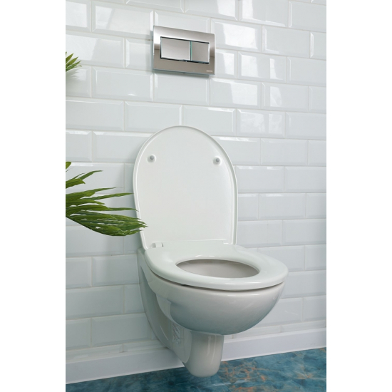 Комплект инсталляции NORM Fit L-Box 9773B099-7207 инсталляция, клавиша хром, унитаз с микролифтом