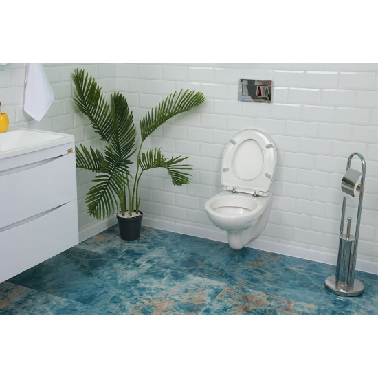 Комплект инсталляции NORM Fit L-Box 9773B099-7207 инсталляция, клавиша хром, унитаз с микролифтом