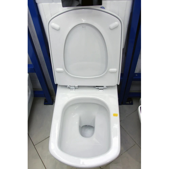 Комплект ROCA Pack Dama Senso 893104090 инсталляция, унитаз подвесной, крышка микролифт, кнопка 