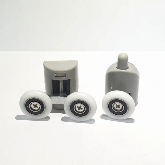 Комплект роликов для душевой кабины (2 двойных + 2 одинарных) Erlit на 1 дверь