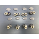 Комплект роликов для душевой кабины (4 двойных + 4 одинарных) крепление через 2 отверстия Р2-23ОЭ
