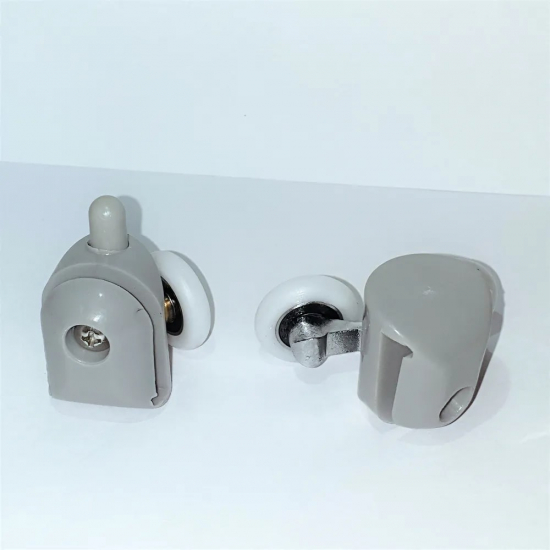 Комплект роликов для душевой кабины (4 двойных + 4 одинарных) с кнопкой №2-21-С