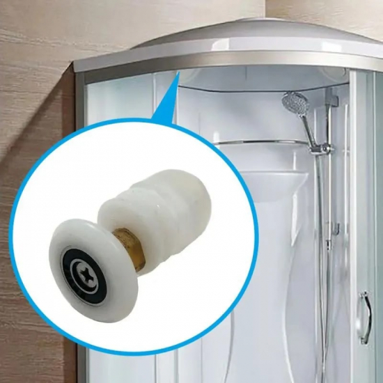 Комплект роликов для душевой кабины одинарных (8 шт) №1-19-Б