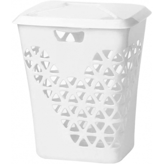 Корзина для белья IDEA Венеция 60 литров белая 