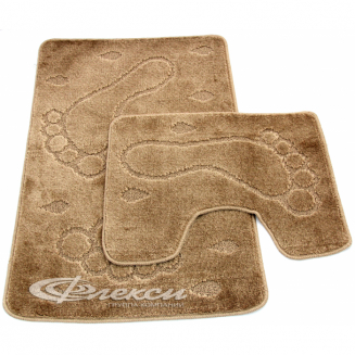 Коврик для ванной ZALEL 2 пр. 55х85 (бежевый)