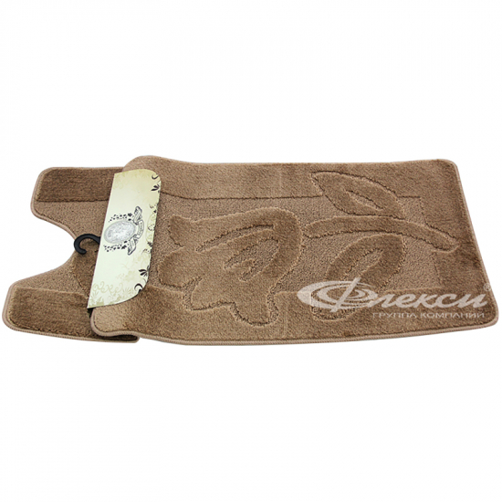 Коврик для ванной ZALEL 2 пр. 55х85 (коричневый)