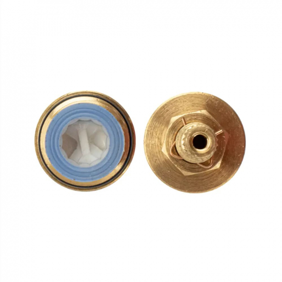 Кран букса САНАКС 00077 металлокерамика 1/2 под ручку крест латунная, 20 шлицов