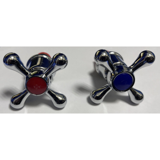 Кран букса VARTE VT-9704 резьба 1/2 керамика с маховиком крест, 2 штуки