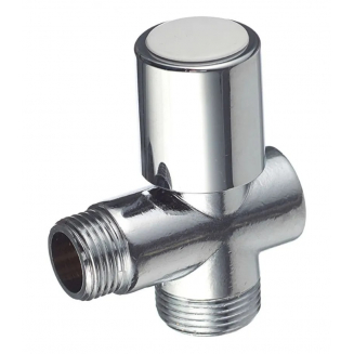 Кран шаровый 3-проходной ITAP 1/2"x3/4"x1/2"  г-ш-ш для стиральной машинки 255