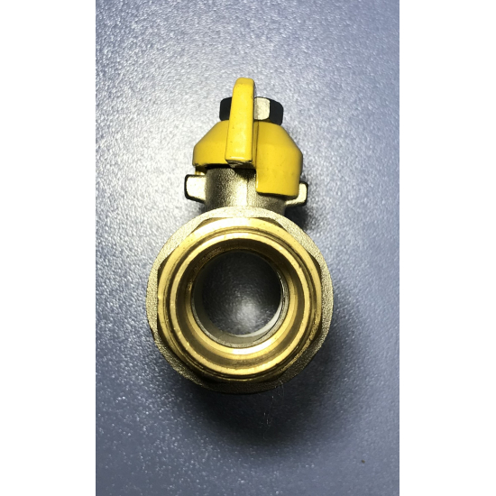 Кран шаровый газ ASTEK 3/4" вн-нар бабочка 