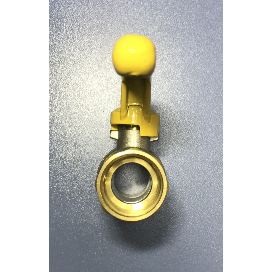 Кран шаровый газ ASTEK 3/4" вн-нар рычаг  