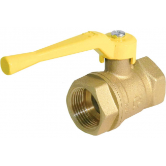 Кран шаровый газ БАЗ 1/2" вн-вн рычаг 11Б27п Ду15 А10  PN40 БАЗ.А10.0.15.40