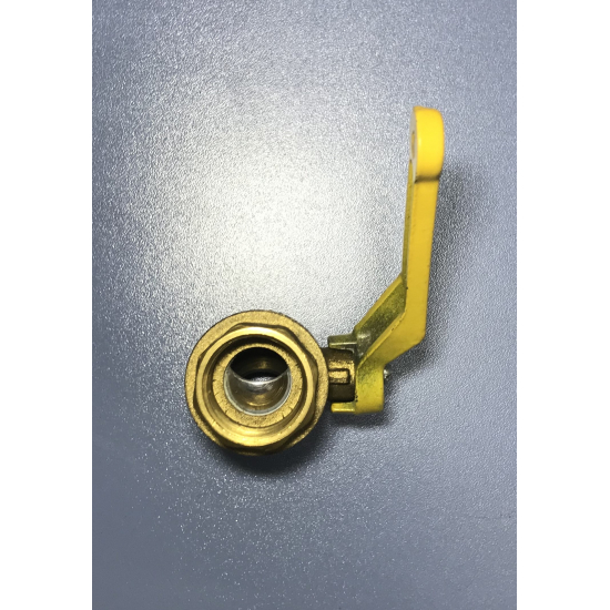 Кран шаровый газ БАЗ 3/4" вн-вн рычаг 11Б27п Ду20 А10  PN40 БАЗ.А10.0.20.40