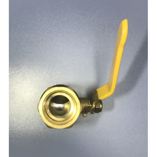 Кран шаровый газ БЕЗ БРЕНДА 1 1/4" вн-вн рычаг