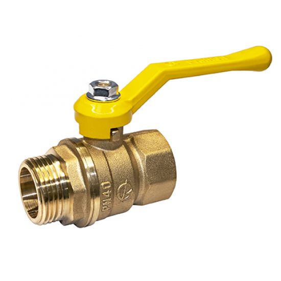 Кран шаровый газ ГАЛЛОП Стандарт 1" вн-нар рычаг DN-25  221 0115033