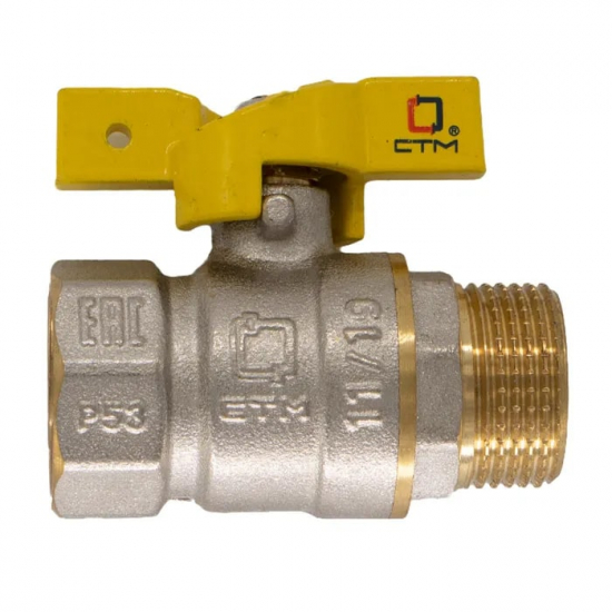 Кран шаровый газ STM-GAS 3/4" вн-нар бабочка CGFMB034
