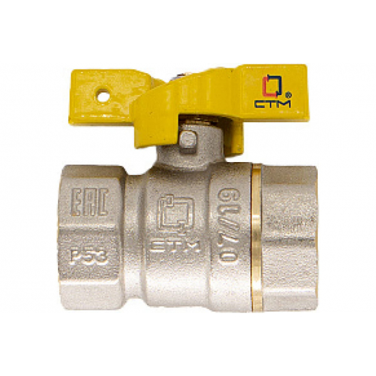 Кран шаровый газ STM-GAS 3/4" вн-вн бабочка CGFMB034  