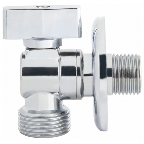 Кран шаровый мини KAISER 1/2"x3/4" ш-ш угловой, для стиральной машинки 262 