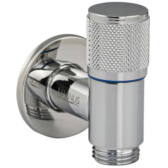 Кран шаровый мини MAGNUS 1/2"x1/2" ш-ш угловой, латунь, M1396