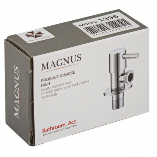 Кран шаровый мини MAGNUS 1/2"x1/2" ш-ш угловой, латунь, M1396