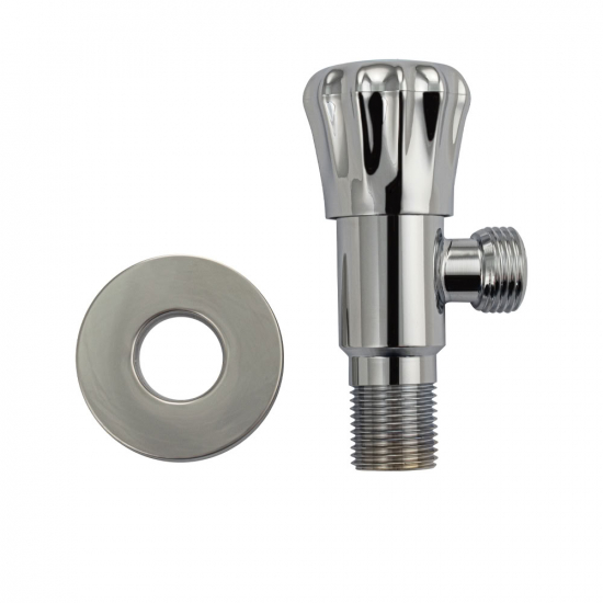 Кран шаровый мини MAGNUS 1/2"x1/2" ш-ш угловой, нержавеющая сталь SUS304 M9277 с фильтром