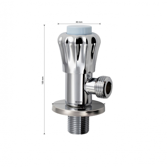 Кран шаровый мини MAGNUS 1/2"x1/2" ш-ш угловой, нержавеющая сталь SUS304 M9277 с фильтром