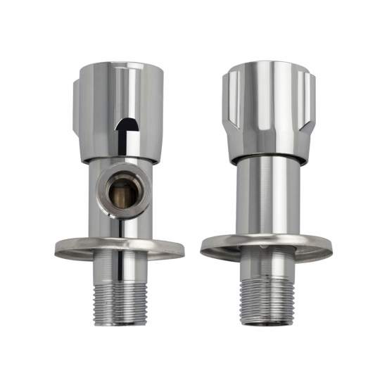 Кран шаровый мини MAK 139 1/2"x1/2" ш-ш угловой, ЦАМ