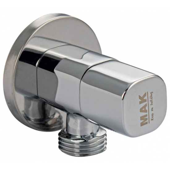 Кран шаровый мини MAK 1392 1/2"x1/2" ш-ш угловой, латунь