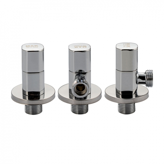 Кран шаровый мини MAK 1392 1/2"x1/2" ш-ш угловой, латунь