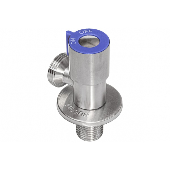 Кран шаровый мини RM 1/2"x3/4" ш-ш угловой, нержавеющая сталь AISI304 ATS-1234