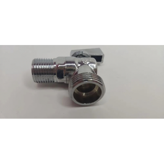Кран шаровый мини WATERMARK 1/2"x3/4" ш-ш угловой, для стиральной машинки 