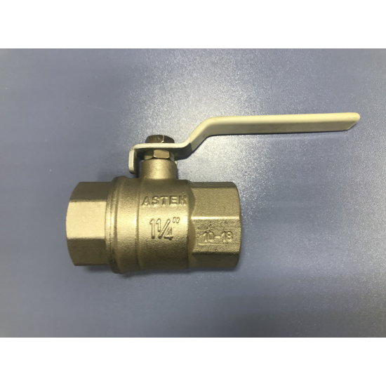 Кран шаровый вода ASTEK PRO 1 1/4" вн-вн рычаг 