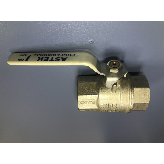 Кран шаровый вода ASTEK PRO 1 1/4" вн-вн рычаг 