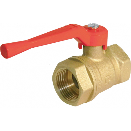 Кран шаровый вода БАЗ 1/2" вн-вн рычаг 11Б27п1 Ду15 А30 PN40 БАЗ.А30.0.15.40