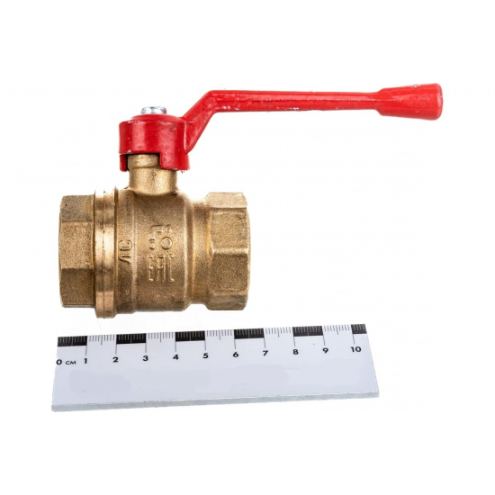 Кран шаровый вода БАЗ 1" вн-вн рычаг 11Б27п1 Ду25, А30 PN40 БАЗ.А30.0.25.40